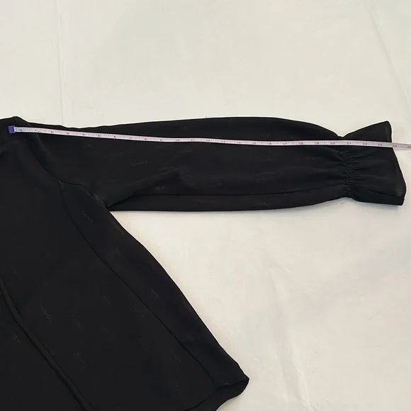 Everly Black Women's Blouse - Picture 6 of 7